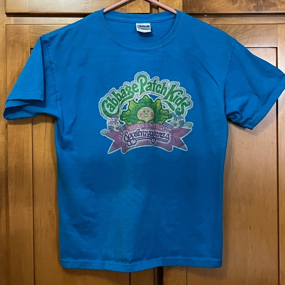 Gildan Cabbage Patch Kids Blue Tee, Size Adult Large